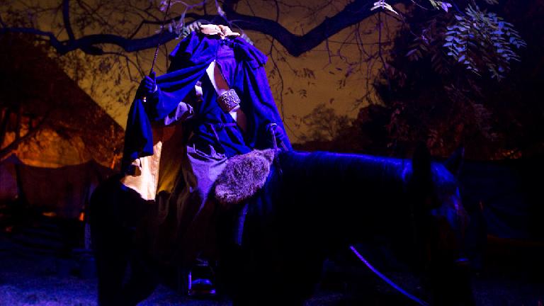 The Headless Horseman at Horseman's Hollow